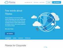 Tablet Screenshot of fiberax.com